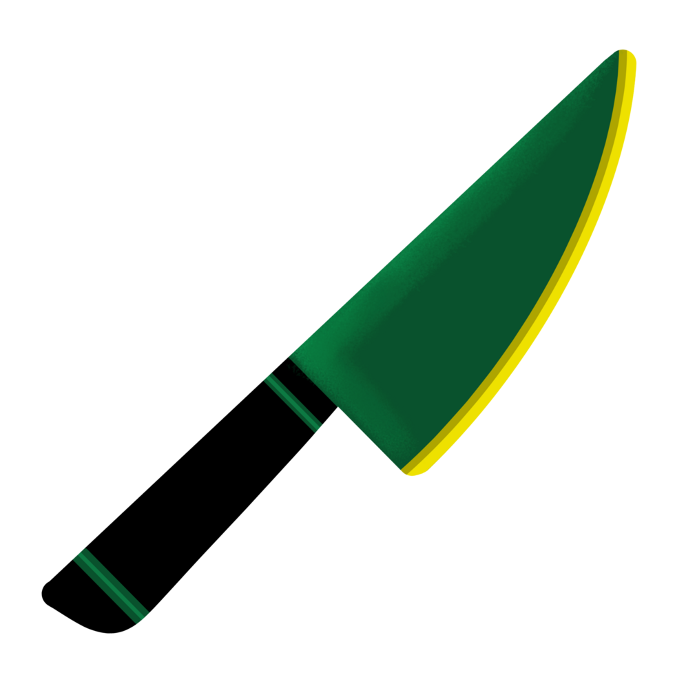 Green Knife Illustration png