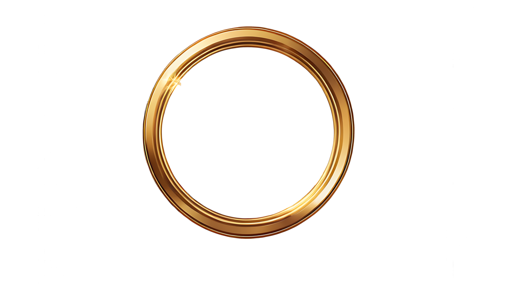Golden frame transparent png