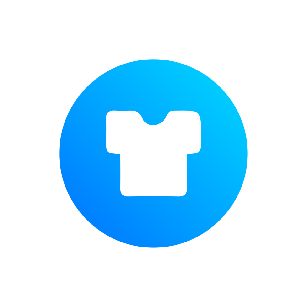 Clot icon on blue gradien circle png