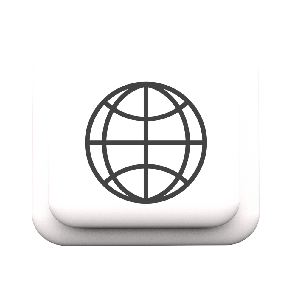 web globe icon line png