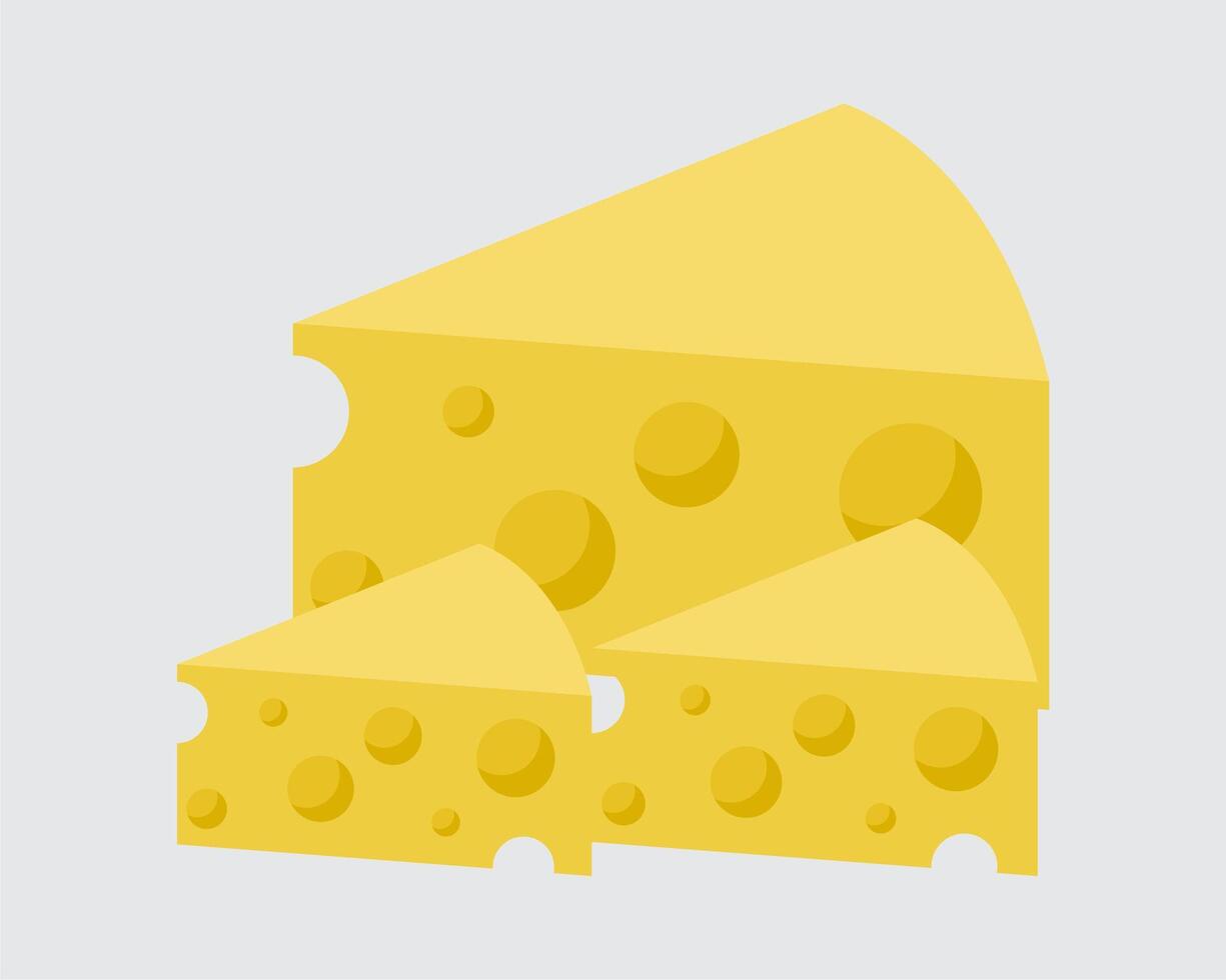 Cheese icon illustration vector