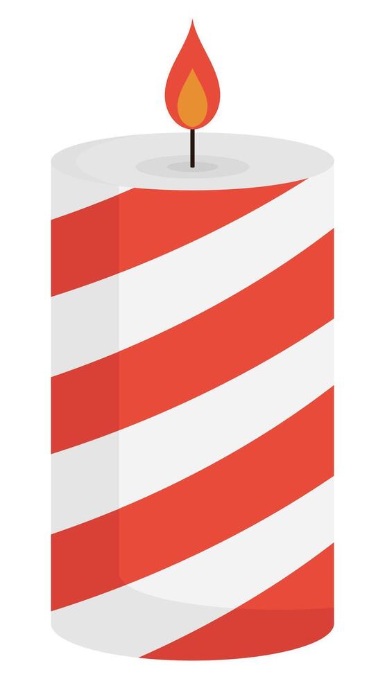 Candle icon isolated on white background. vector