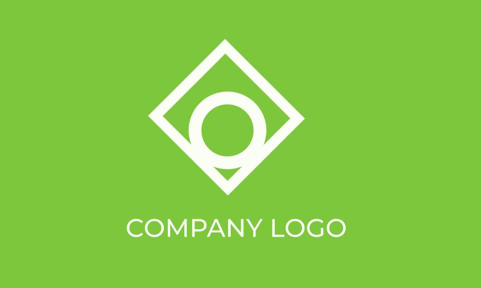 Green triangle logo Elegant and creative Logo for your Business vector