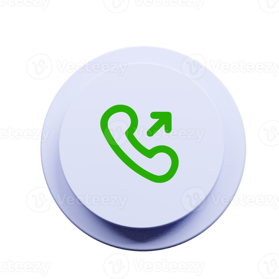 A phone icon with a green arrow pointing to it png