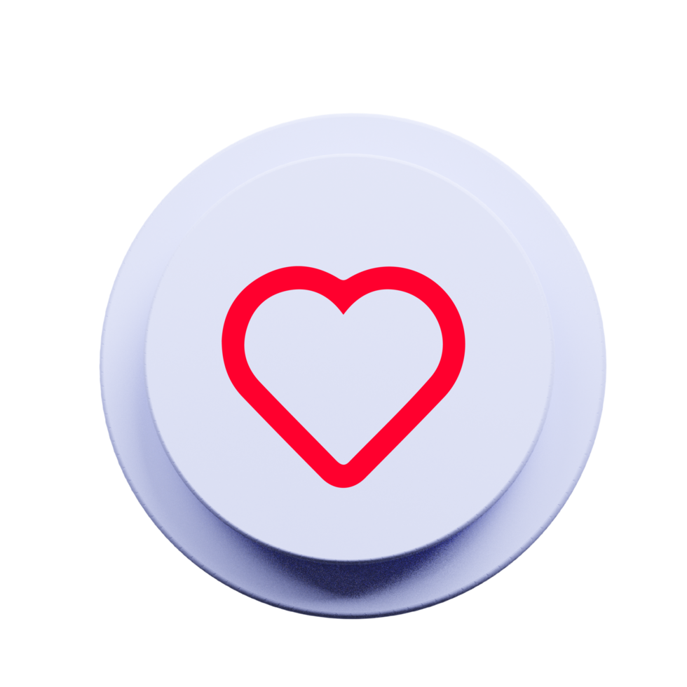 Simple Heart Icon for Romantic Designs png