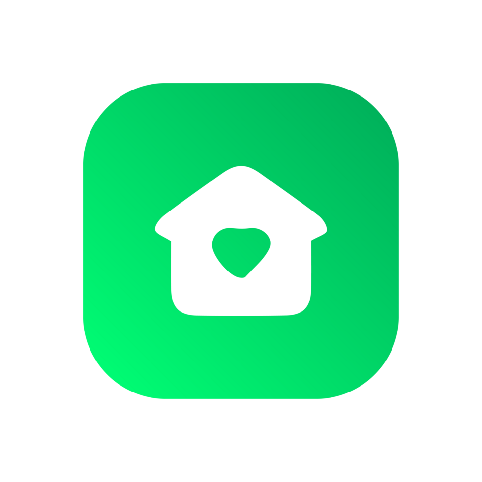 on green shape png
