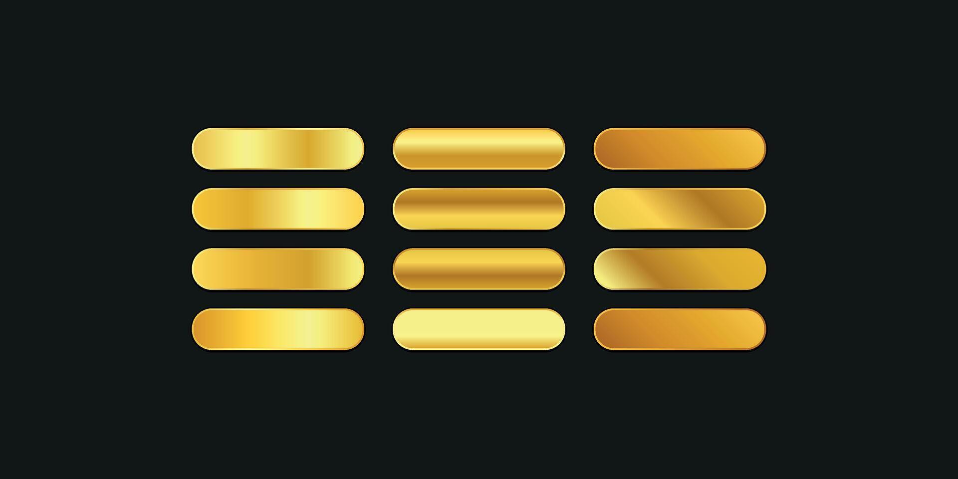 Luxurious Gold Palette Timeless Elegance for Premium Designs vector
