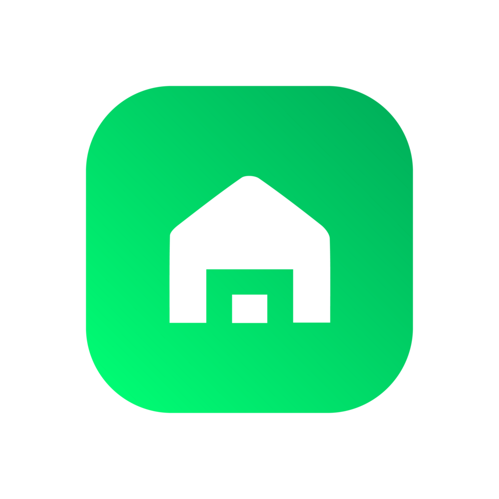 Home icon main menu symbol png