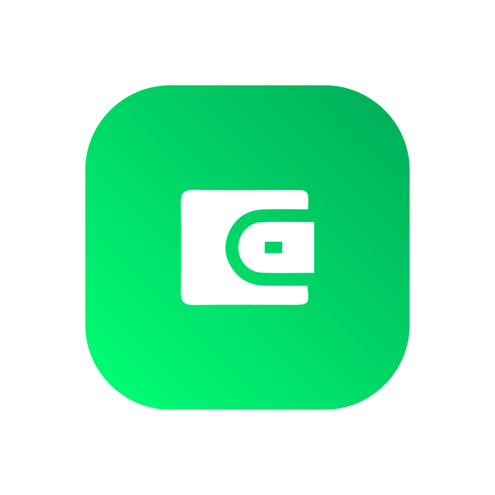 Wallet icon payment symbol png