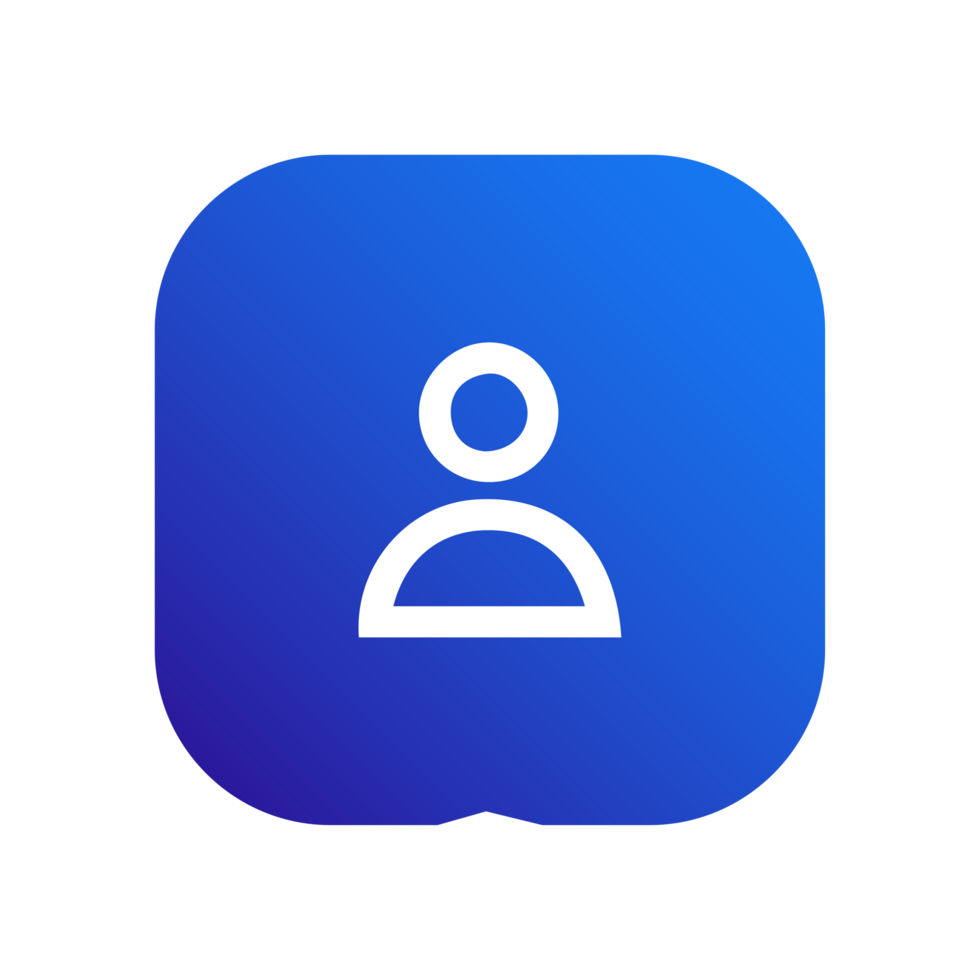 User icon profile, person, avatar sign png