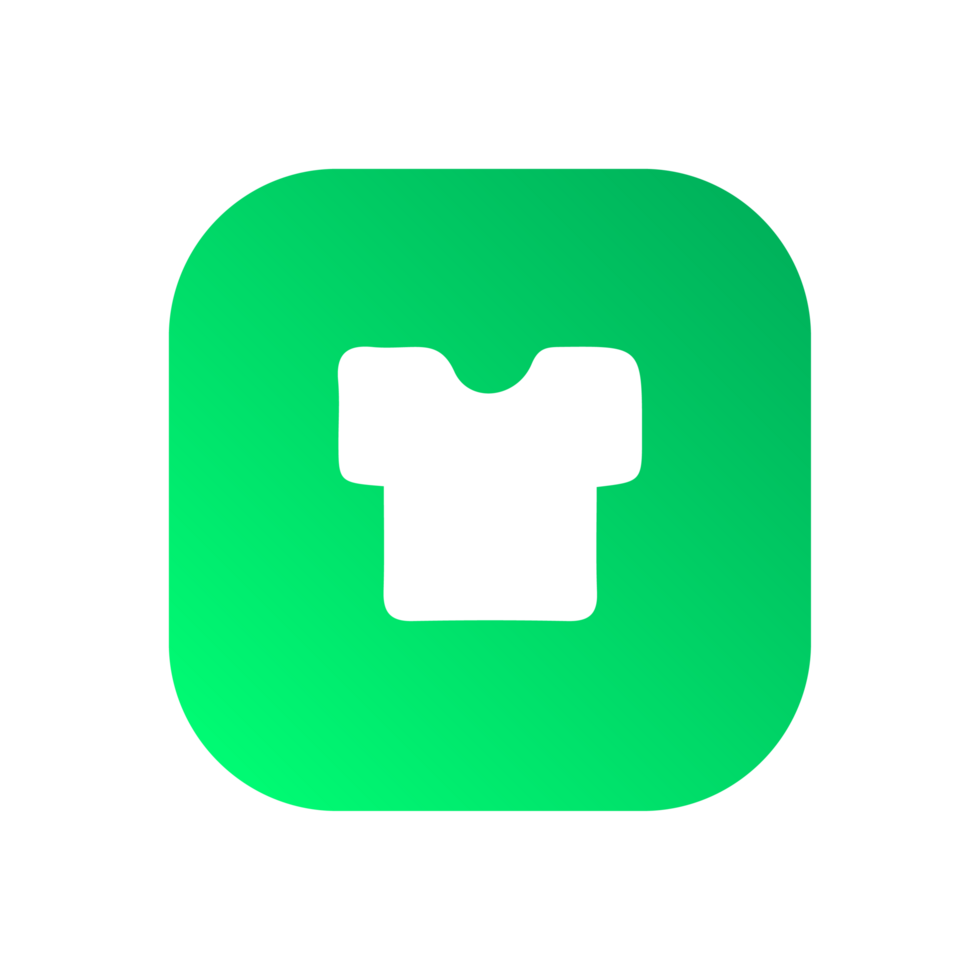 Cloth icon tshirt symbol png