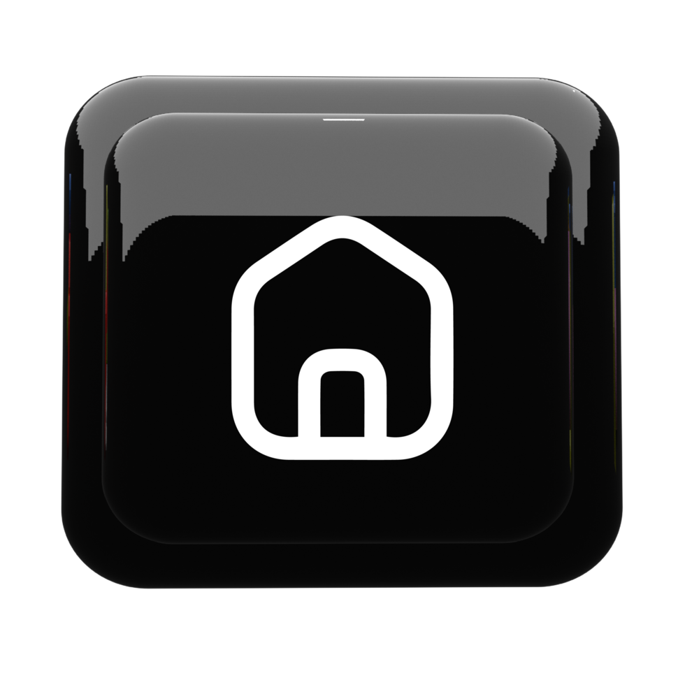 Home icon outline white color png