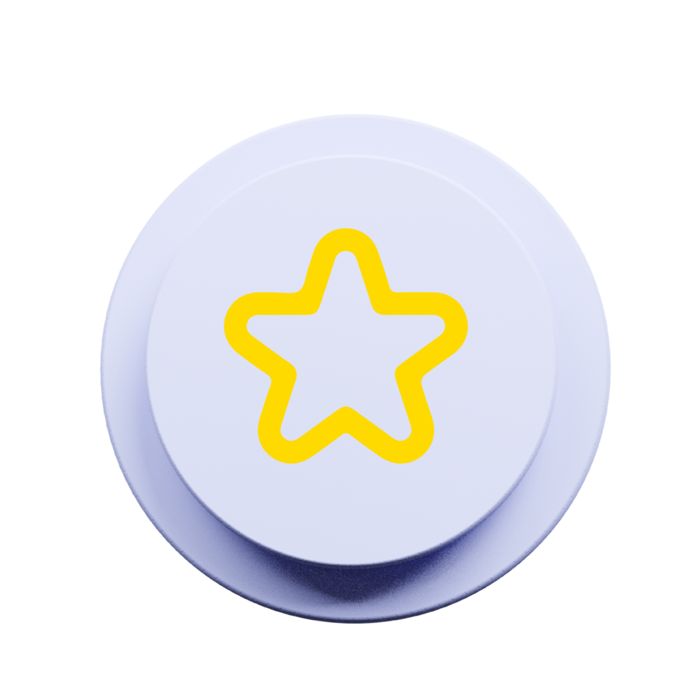 Star icon yellow color png