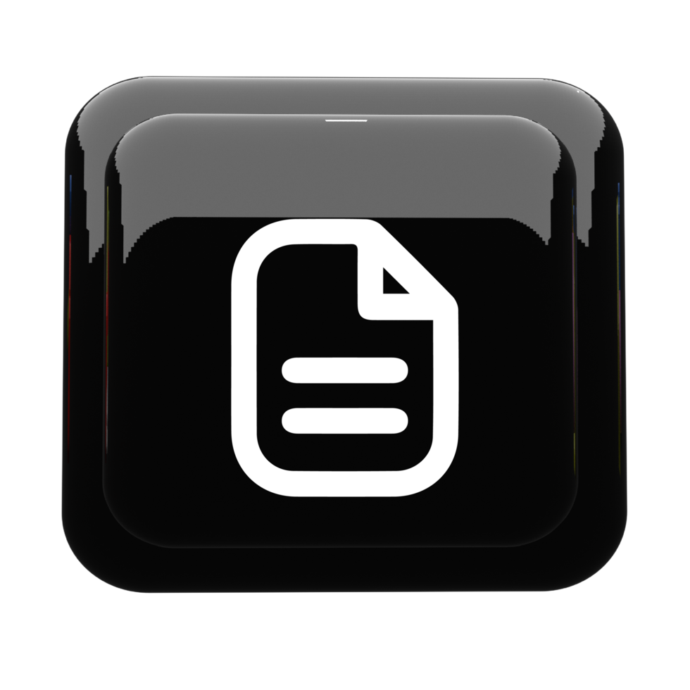 document file icon black and white color png