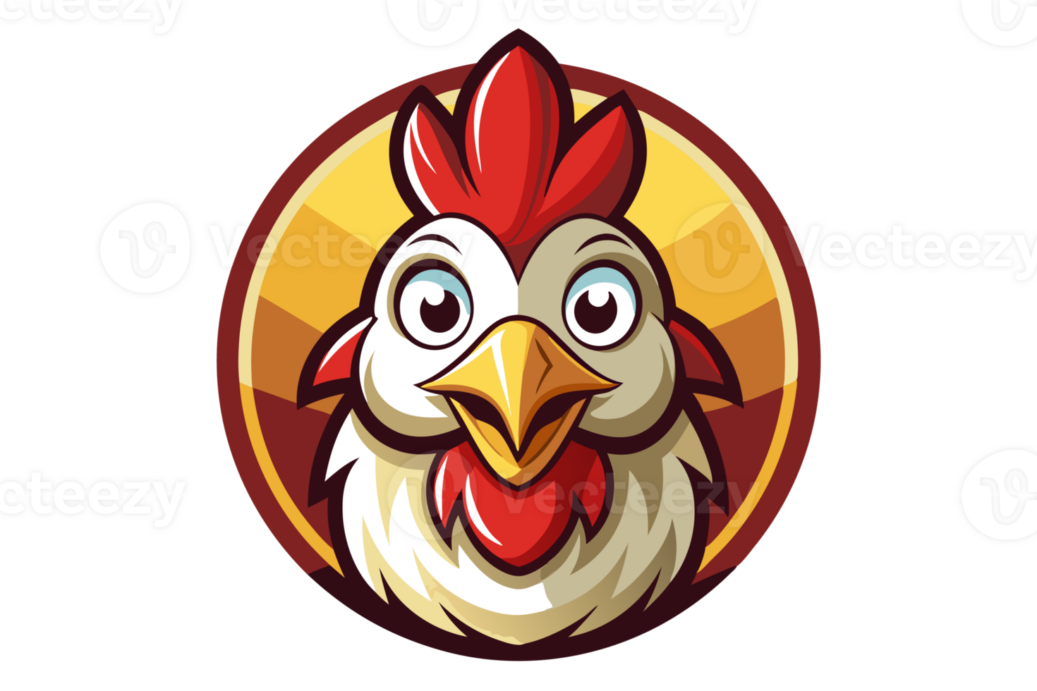 Chicken Head Illustration png