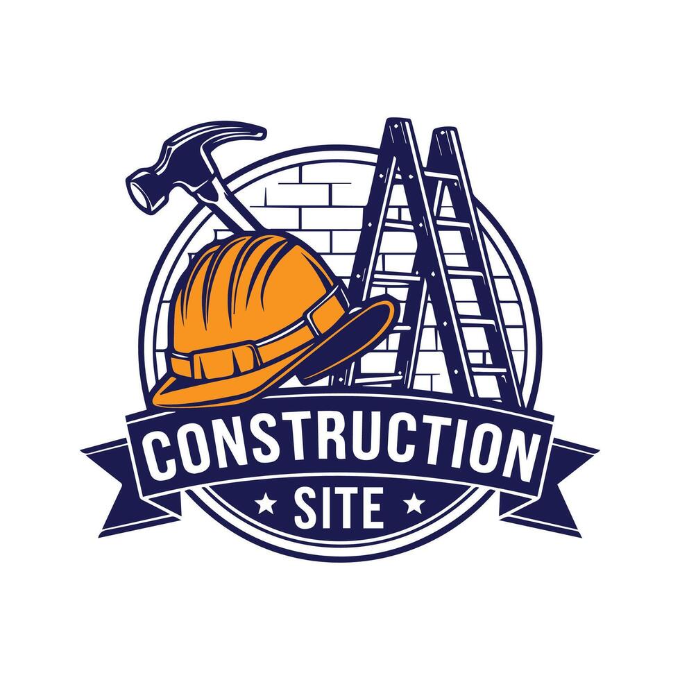 real estate, construction and property logo design vector