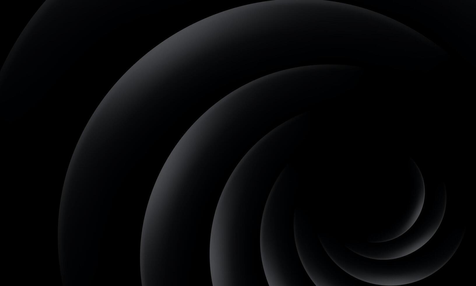 Dark wavy lines stripes texture with soft light and shadow. abstract background with circles. smooth dark curve. vector