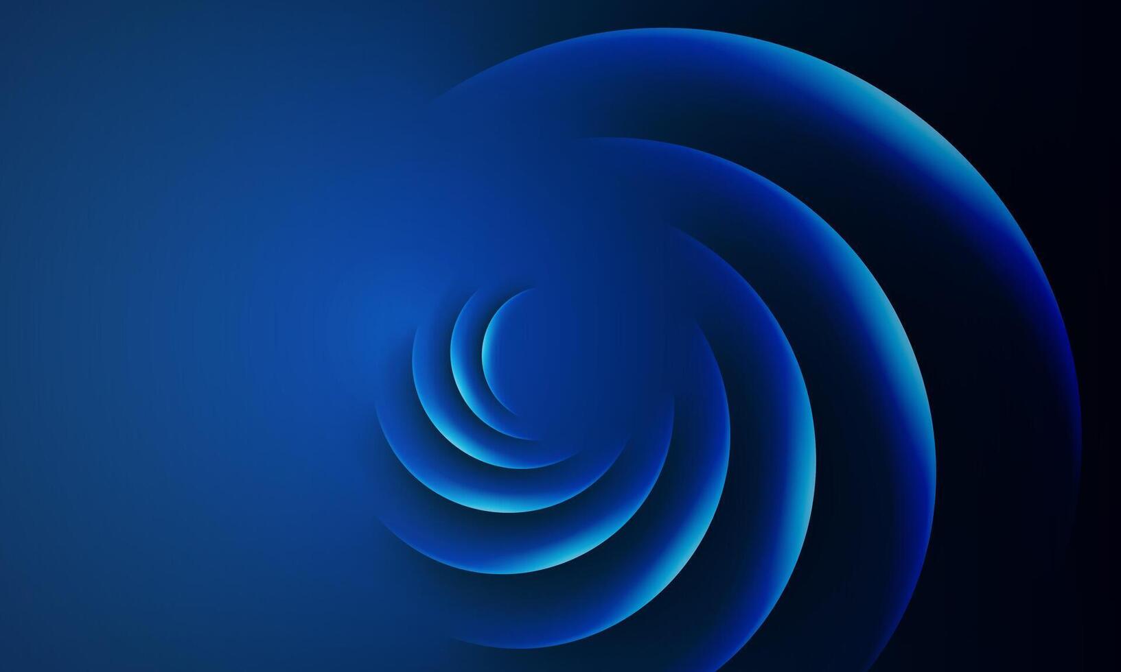 Dark blue wavy lines stripes texture with soft light and shadow. abstract blue spiral. vector