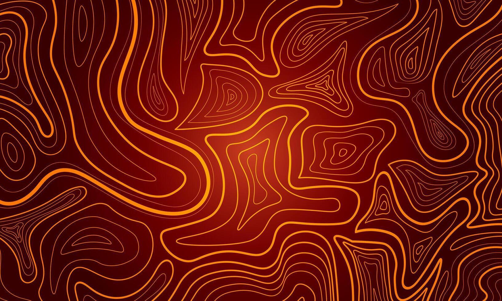 Abstract horizontal background with colorful waves on red background. light red lines. lines pattern. vector