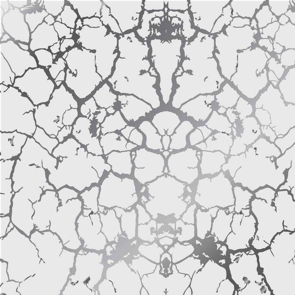 White marble. Texture. Cracks. Print vector