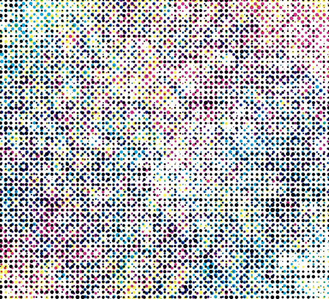 abstract colorful background with circles, abstract background with halftone cmyk dote pattern set, seamless pattern with dots, a colorful pattern of dots on a white background vector