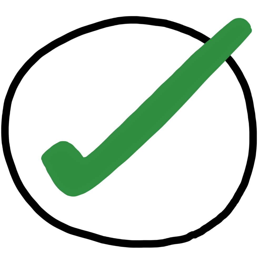 tick and cross png