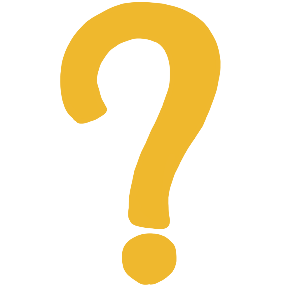 yellow question mark png