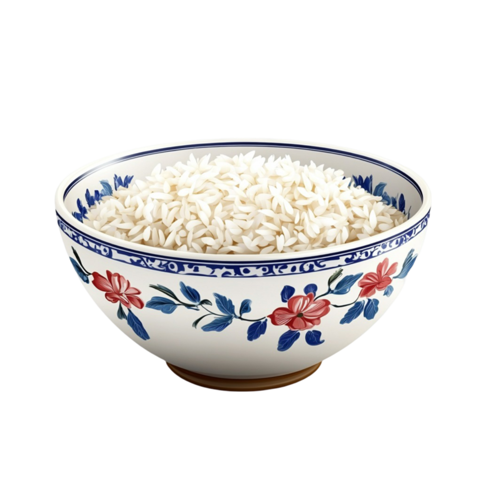 Bowl of White Rice png