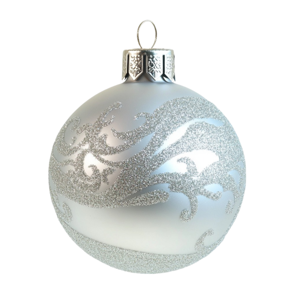 Silver Christmas Ball png