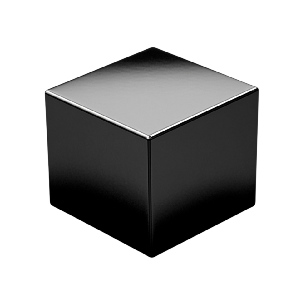 Cube on Transparent Background png