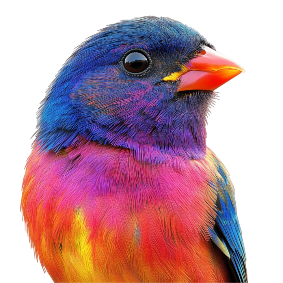Sparrow Bird with Red Beak png