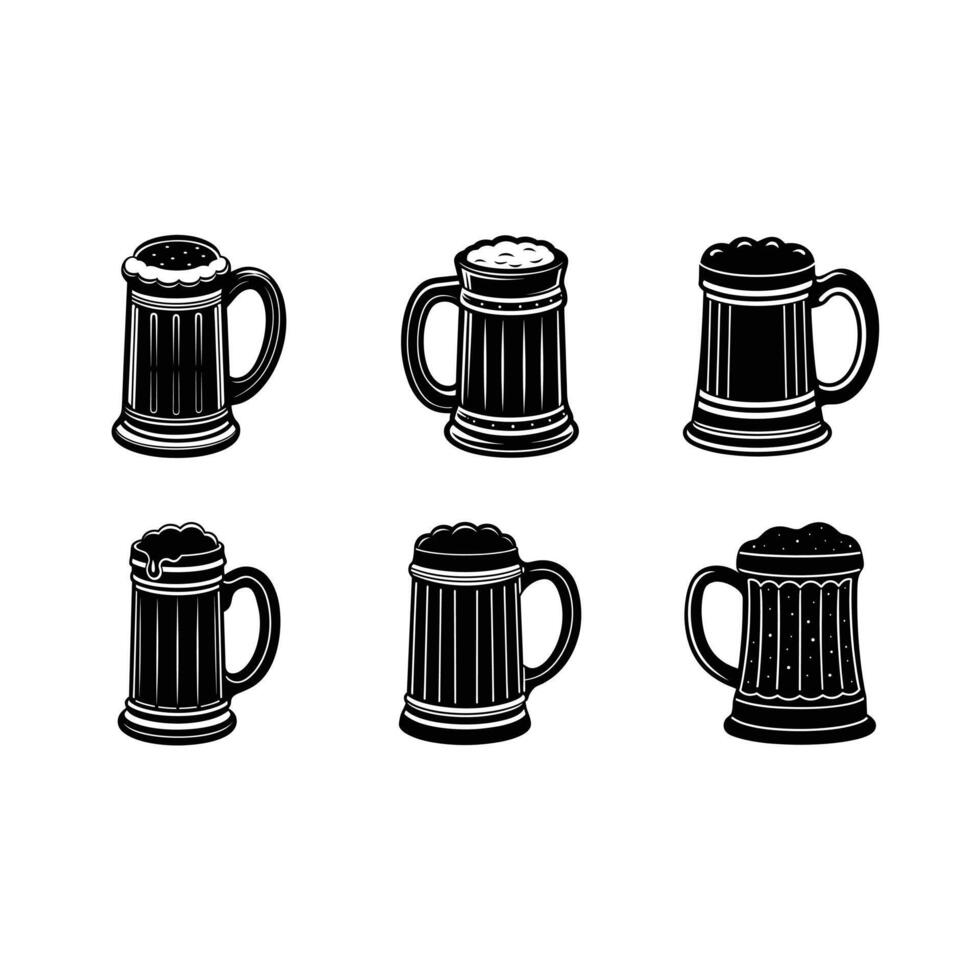 Beer Stein Graphic Design - High Quality Illustrations for Beer Lovers vector