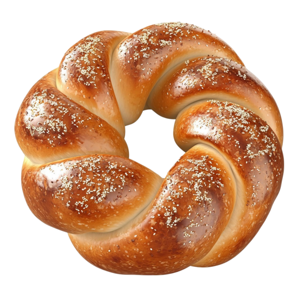 Bread Bun with Sesame Seeds png