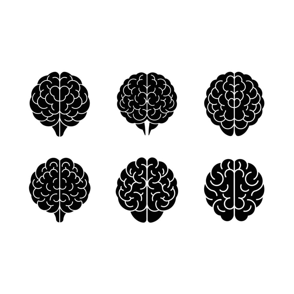 Brain Icon Design for Creative Projects vector