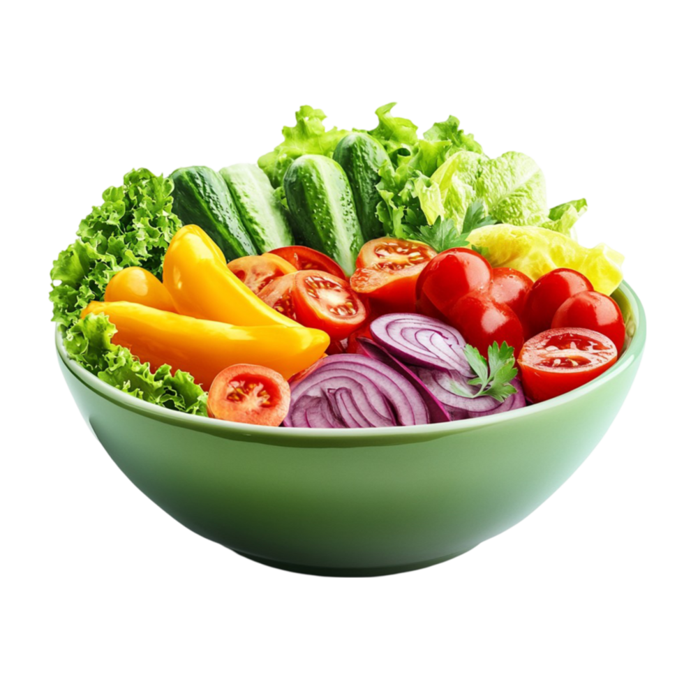 Green Bowl with Vegetables png