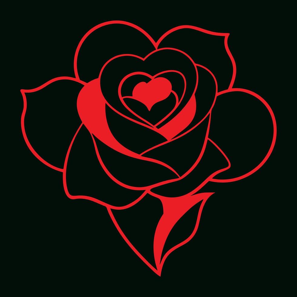 Stylish love sign design for events. vector