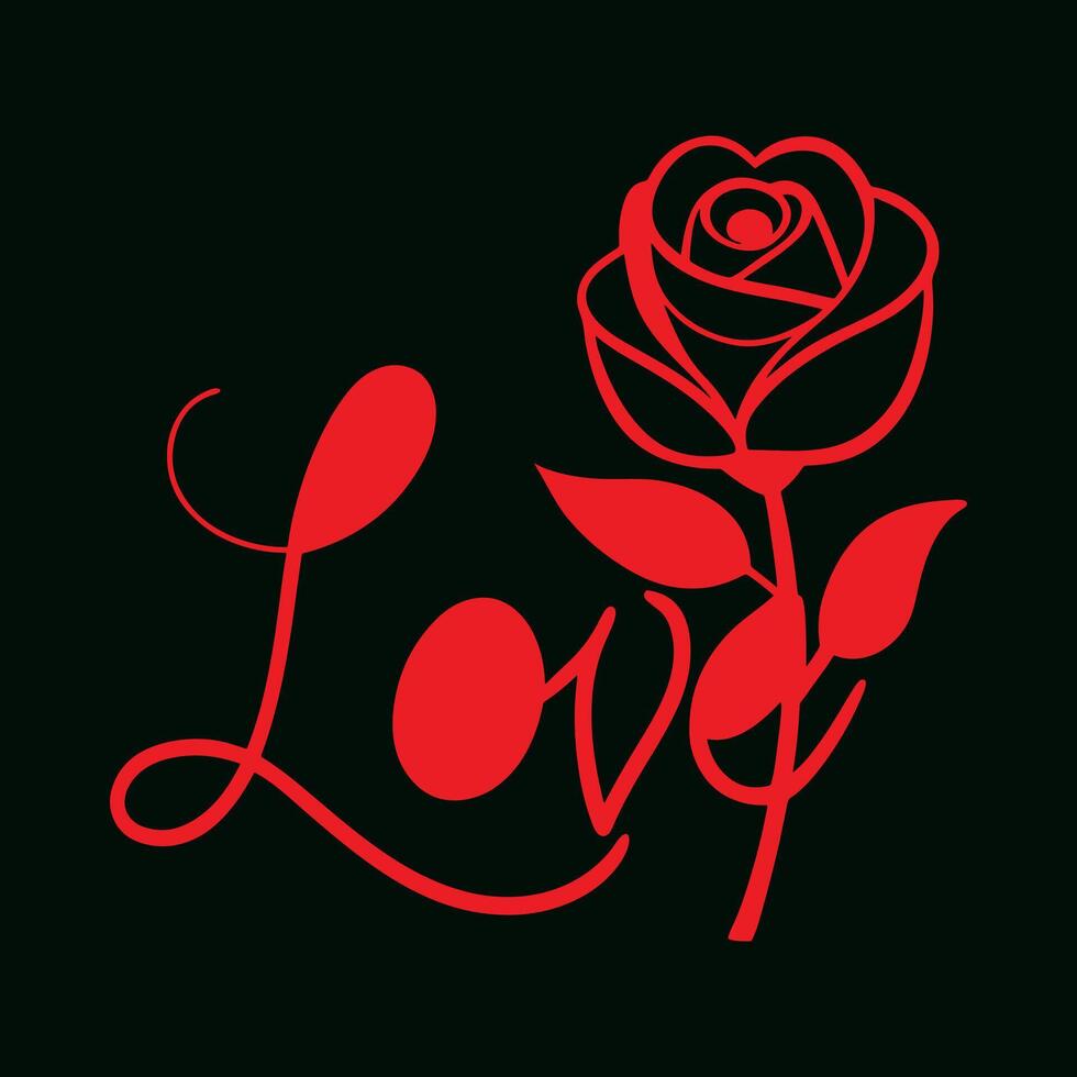 Beautiful love sign illustration for designs. vector