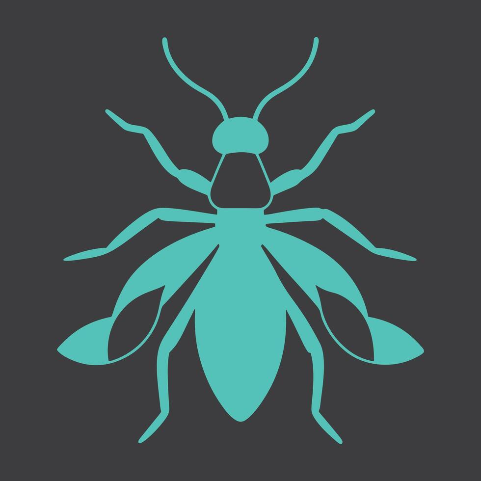 Abstract Insect Illustration Art vector