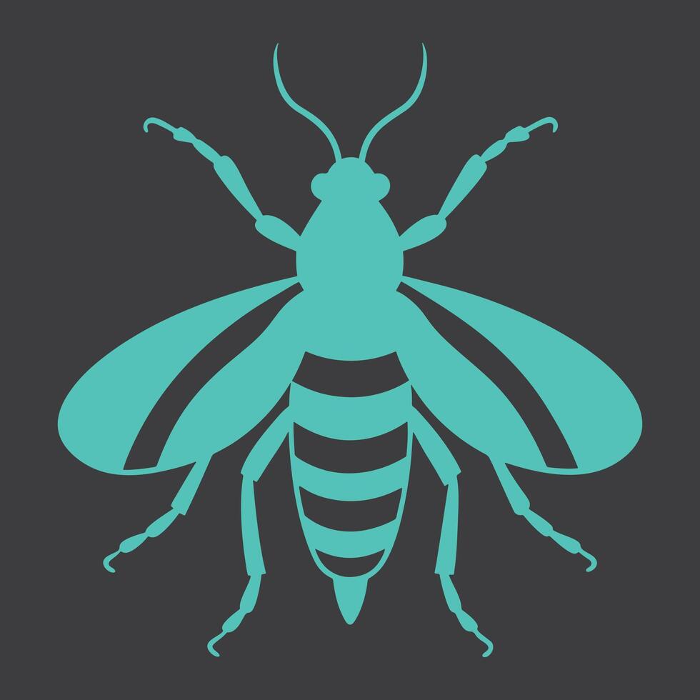 Beautiful Insect Illustration Art Design vector