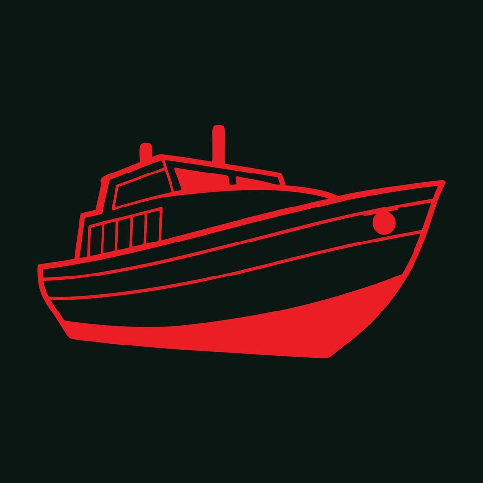 Vibrant Boat Designs Full of Charm vector