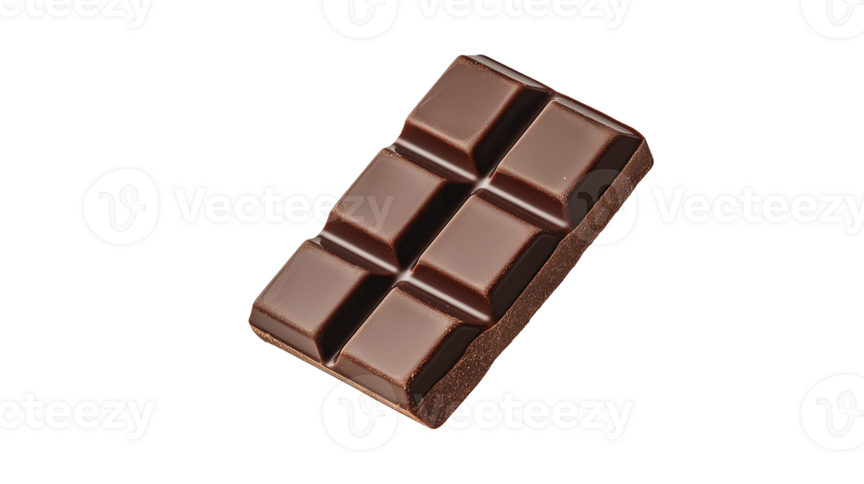 Chocolate bar isolated on transparent background png