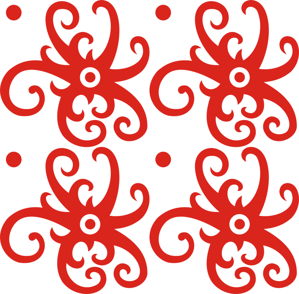 Indonesian Kalimantan Dayak motifs. Great for use in backgrounds, fabric motifs, etc png