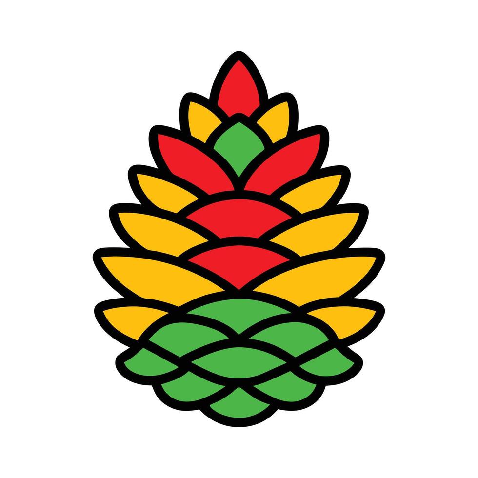 Pine Cone illustration vector