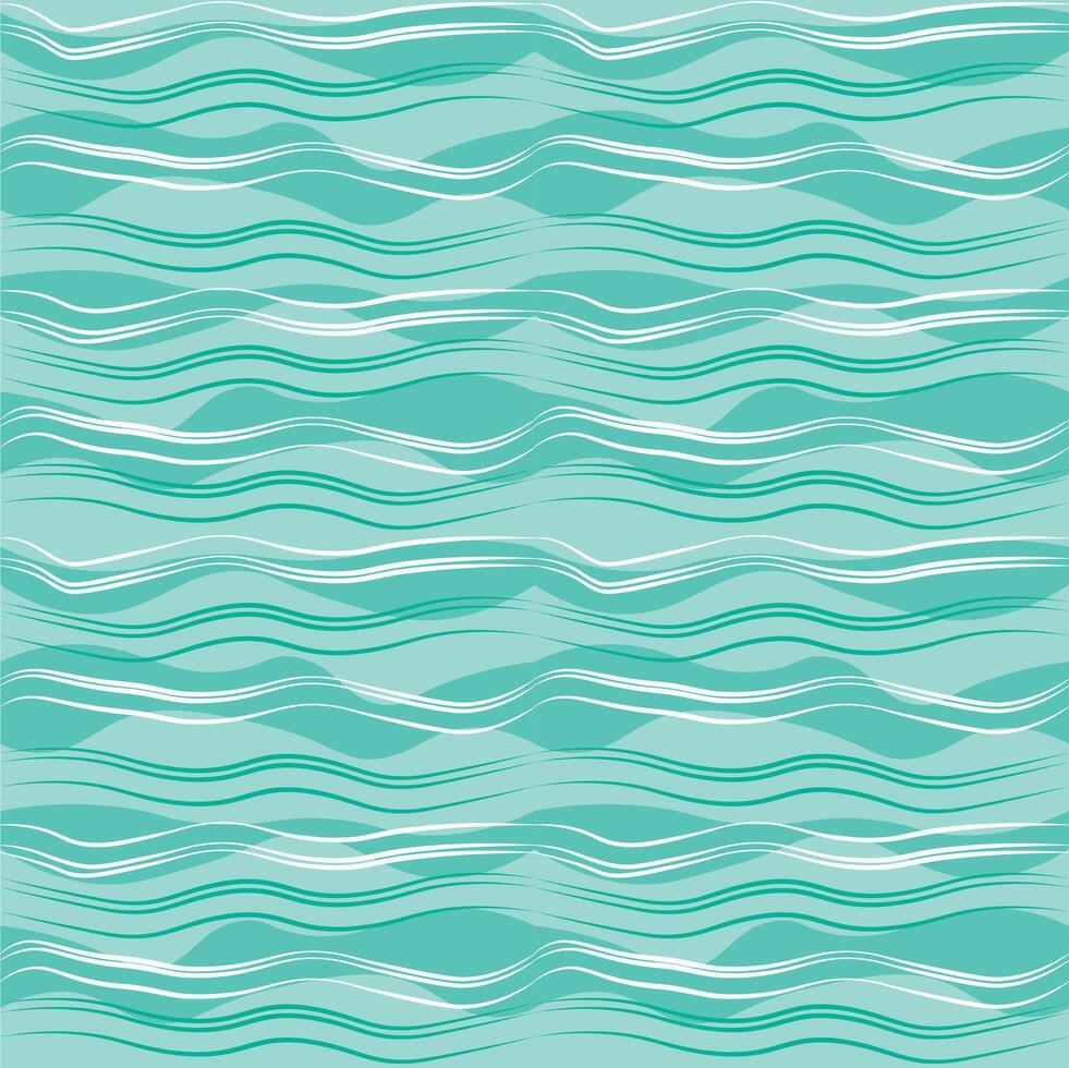 sea ocean waves pattern vector
