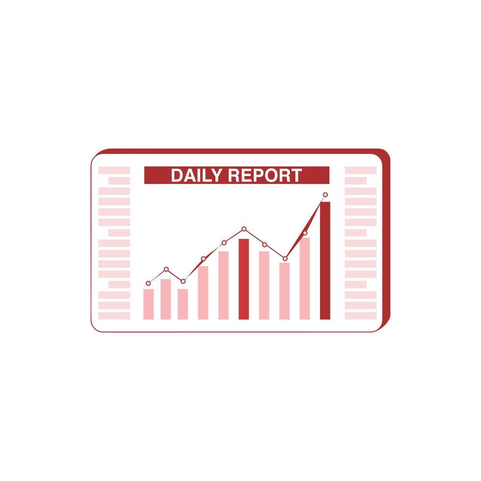 Flat design business illustration concept Digital marketing data analysis for website and mobile website development isolated on background vector