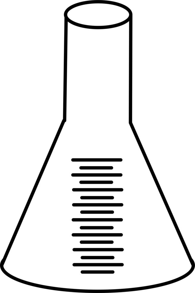 Conical flask online png
