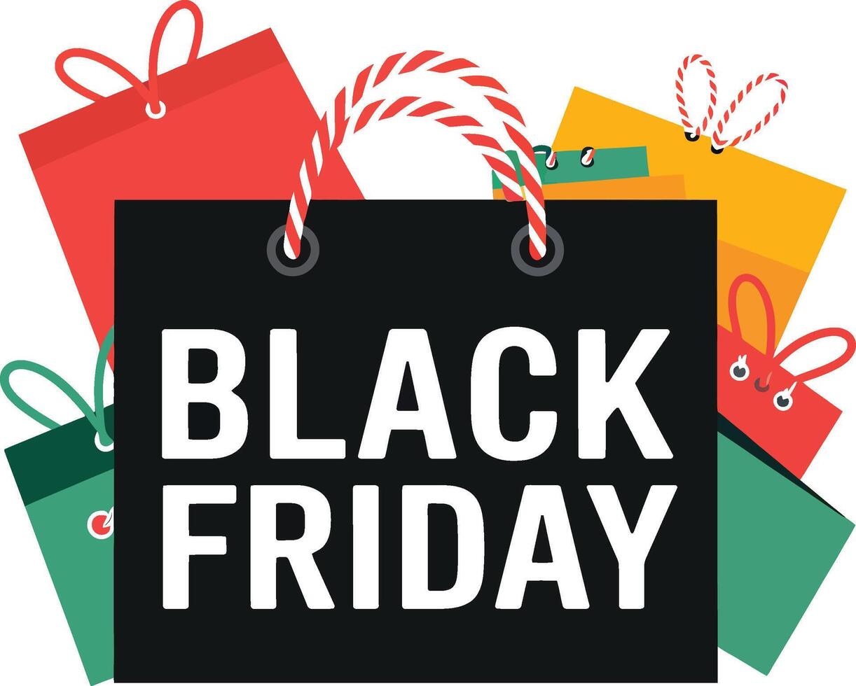 Black Friday Silhouette Illustration vector