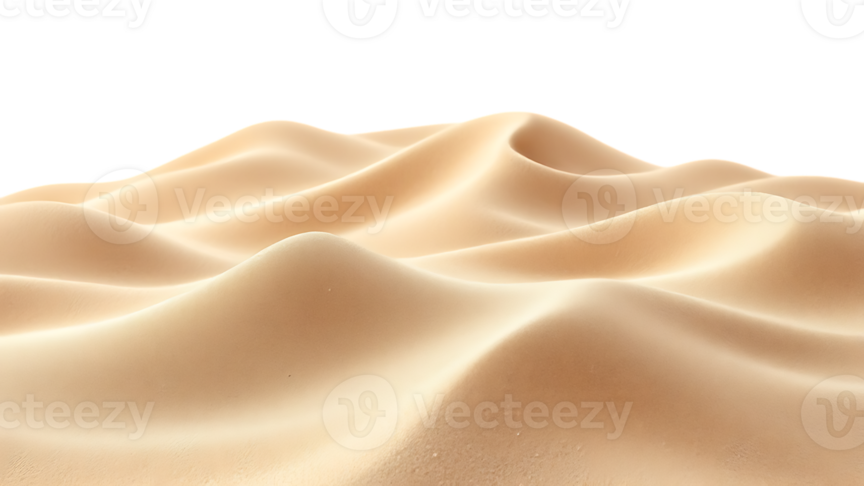 Isolated image of a pile of desert sand, ideal for enhancing visuals related to arid environments and landscapes. png