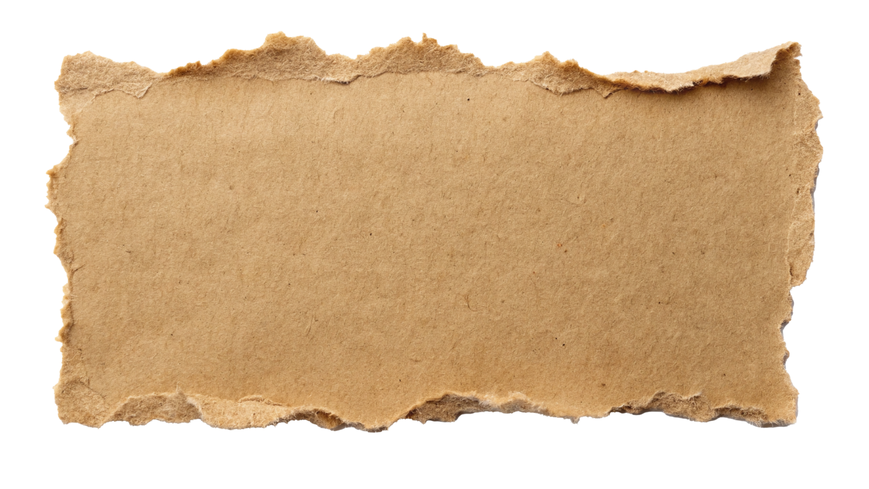 Old paper with torn edges for using as text box png