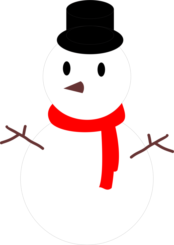 Snow man cartoon png